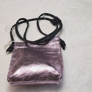 Free People Glitter Damsel Crossbody Bag.‎  (Small) NWOT